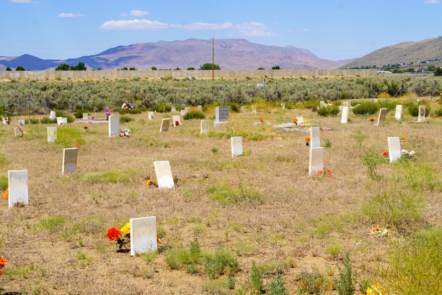 A cemetery