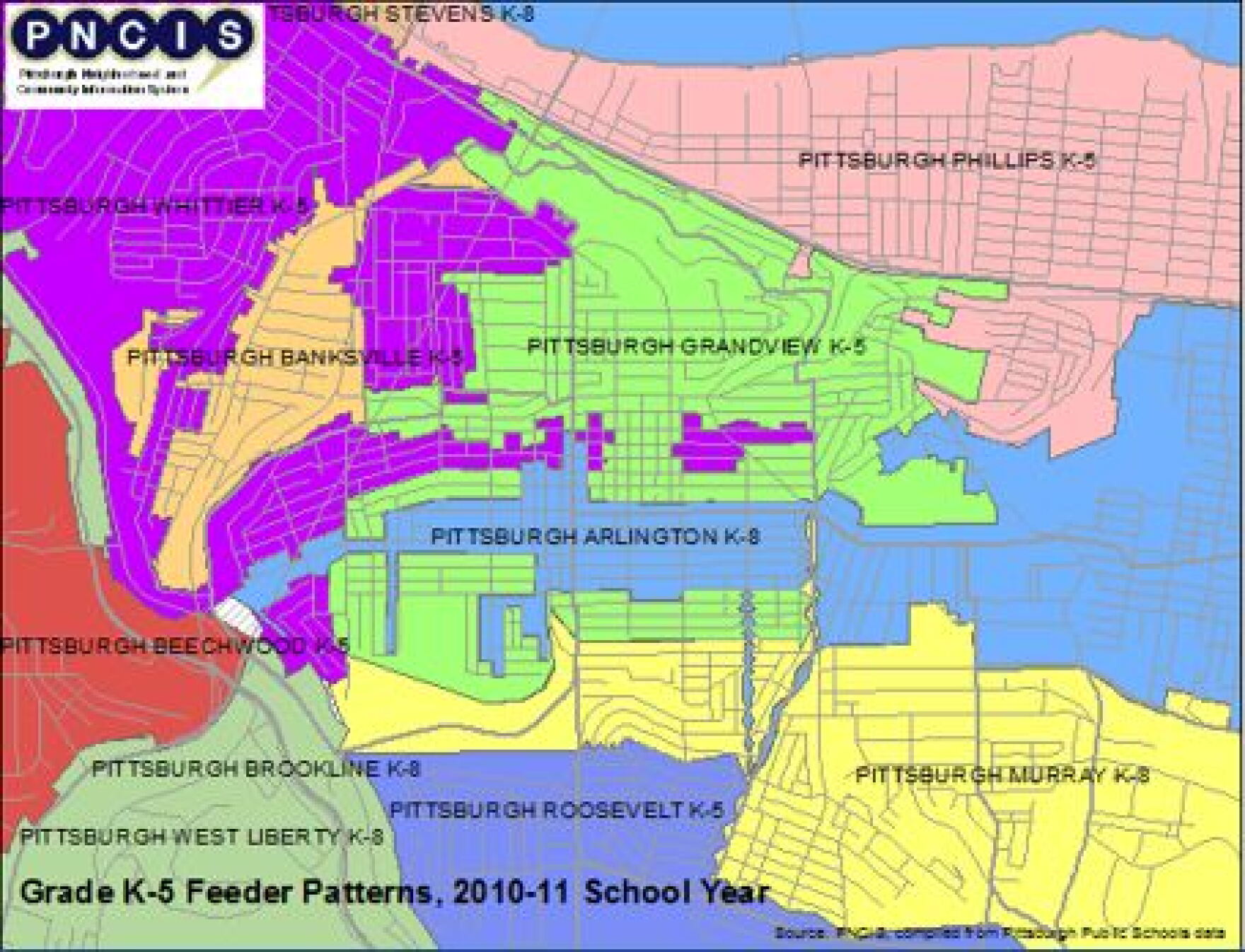 Strange Shapes, Jagged Lines: The Patchwork Of Pittsburgh School Zones ...