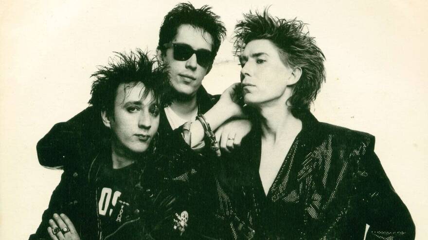 The Psychedelic Furs posing for a photograph