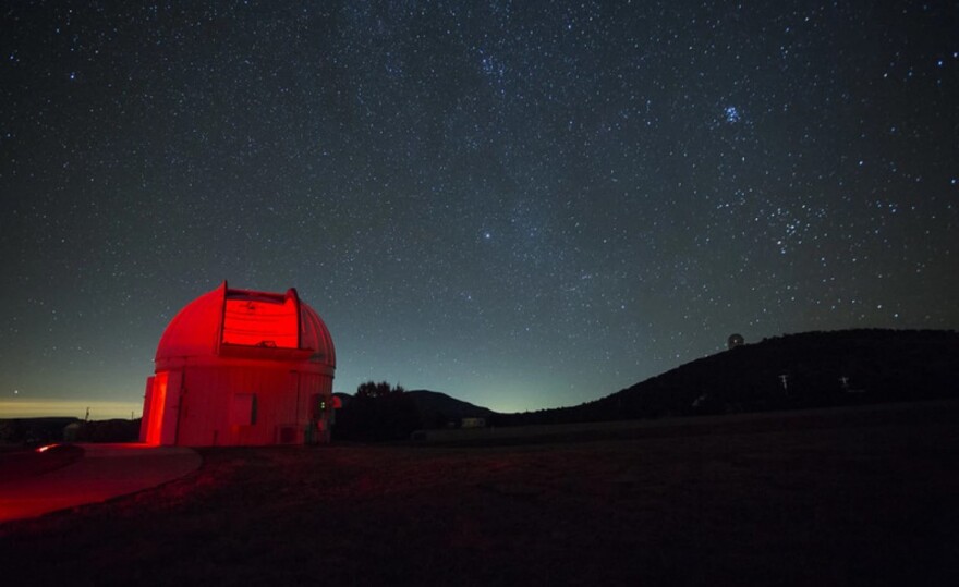 The night sky is filled with stars above UT Austin's McDonald Observatory outside Fort Davis.