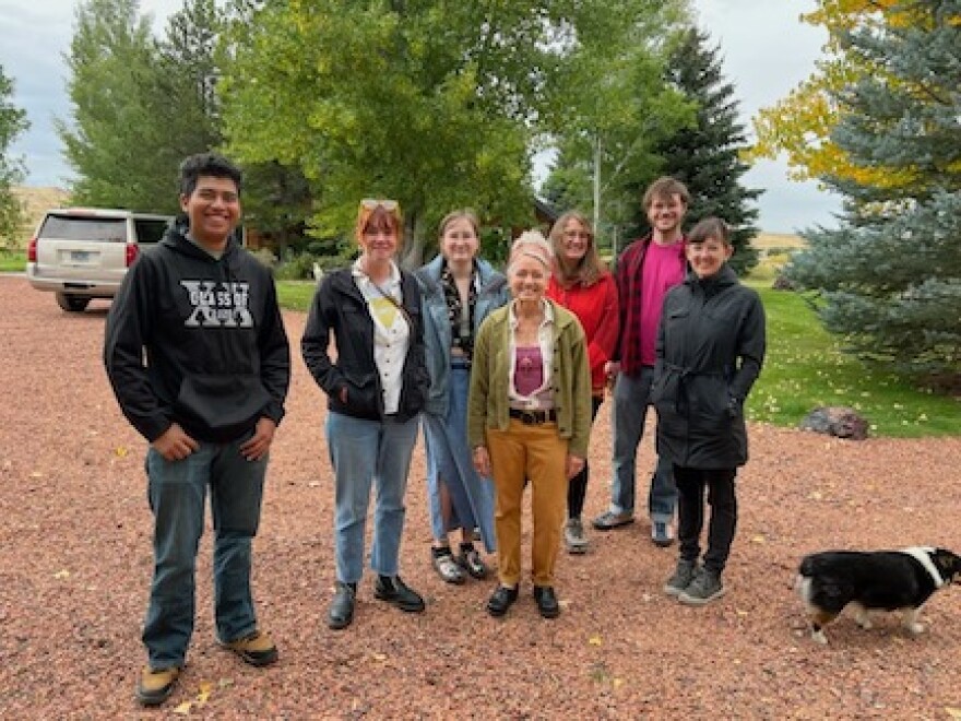 University of Wyoming students and faculty who participated in a Neltje Center for Excellence in Creativity and the Arts residency this fall include, from left: Fabian Negrete, of Jackson; Hannah Hughes, of Laramie; Kristen Cheser, of Casper; Leah Hardy, professor of art in metalsmithing; Kait Arndt; visiting assistant professor of ceramics; Cooper Jackson, of Laramie; and Billi London-Gray, visiting assistant professor of art foundations.