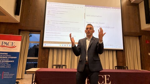 Former Salisbury Mayor Jake Day at Forum on Running for Office