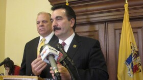 Senate President Steve Sweeney and Assembly Speaker Vinnie Prieto