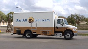 A Blue Bell Ice Cream delivery truck in Industry, Texas. | https://flic.kr/p/eN1pNE