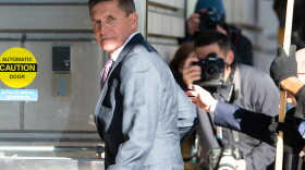Former US National Security Advisor General Michael Flynn arrives for his sentencing hearing in Washington, DC on December 18, 2018. 