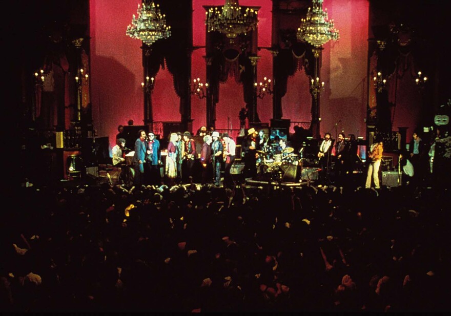 a still image of a band performing 