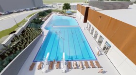 The new Merriam community center will feature both an outdoor and indoor pool.
