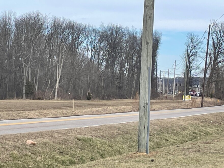 Future site of TaylorMade distribution center on Petersburg Road in Evansville, IN
