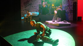 Tuny sings 'Give Me Novocaine' in New Stage Theatreworks' production of American Idiot.