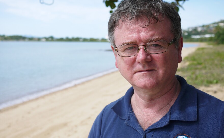 Terry Hughes directs the Coral Reef Center at James Cook University and is one of the world's top experts on the Great Barrier Reef. For the past two years, Hughes led a team of scientists in both aerial and underwater surveys of the reef. They found that one-third of the coral along the entire reef died between March and November of 2016 due to warmer-than-average ocean water temperatures.