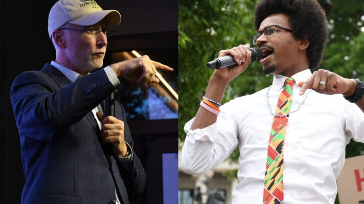 Republican Brent Taylor, left, and Democrat Justin J. Pearson, right, face off for Memphis' newly redrawn congressional district. 