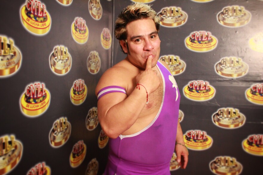Although most <em>Exóticos</em> are openly gay in and out of the ring, some are not. Outside of his fighting career, Máximo has a wife and children. He says that at a certain point in his career, he figured out it would be more profitable to play the part of a very effeminate gay man.