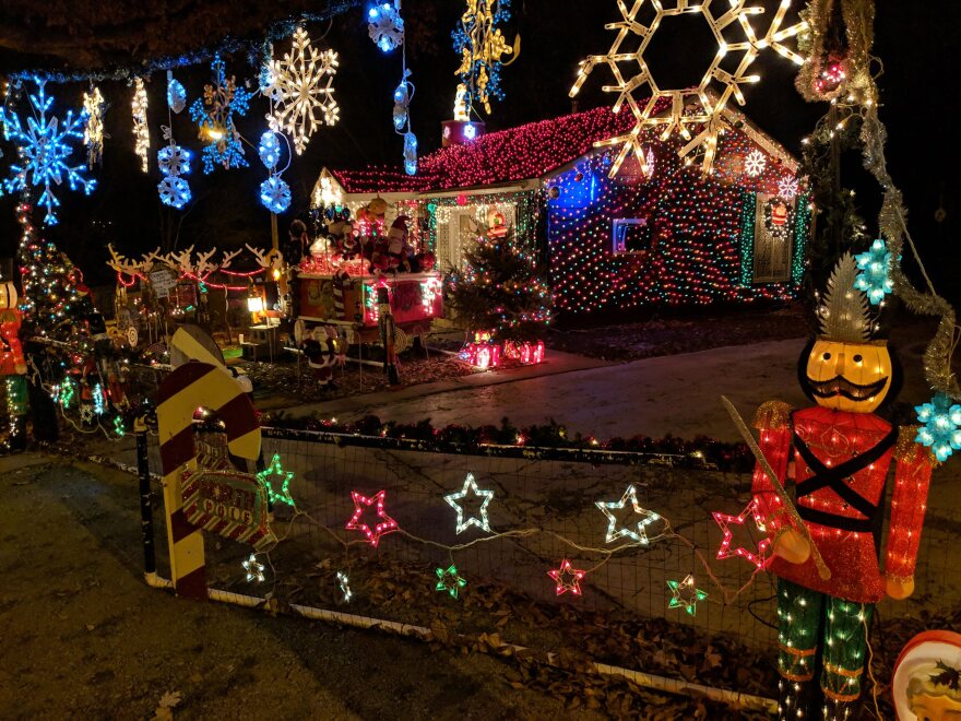 This holiday display at 5901 NE Albany Ave., Kansas City, Missouri, is just one of many recommended by the Up to Date audience.