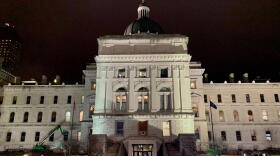 The Indiana Statehouse.