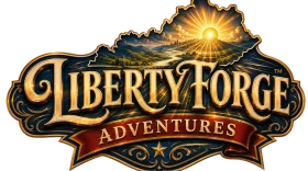 Logo for Liberty Forge Adventures 