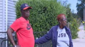 Byron Florence stands outside of his East Chicago home where soil testing has confirmed lead. He blames his poor health on the lead contamination soil.