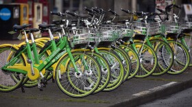 Bike share bikes in Seattle