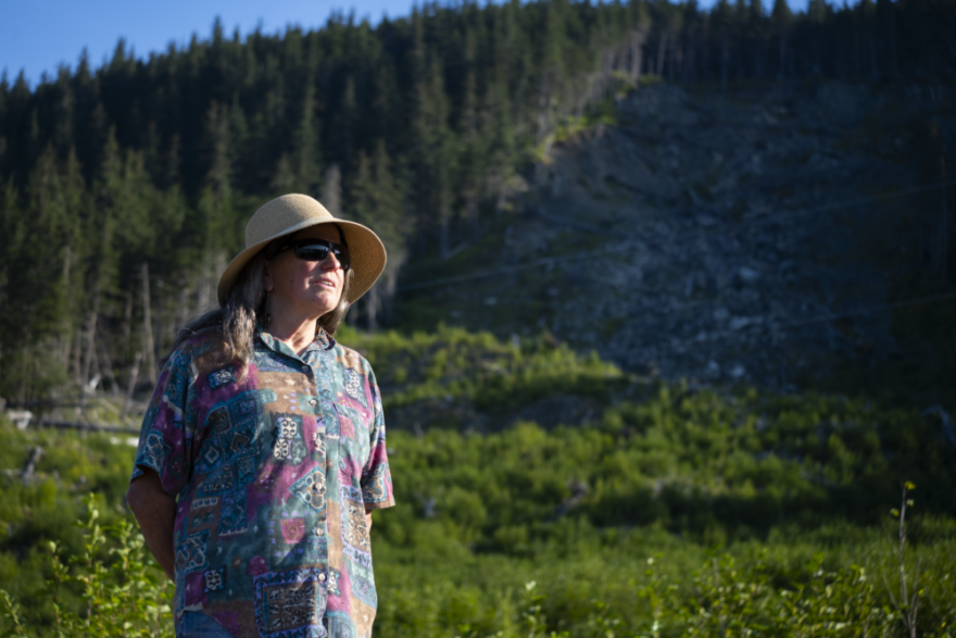 Volunteer EMT Patty Brown. (Chris Bentley/Here & Now)