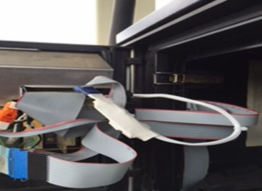 A photo of a skimming type device.