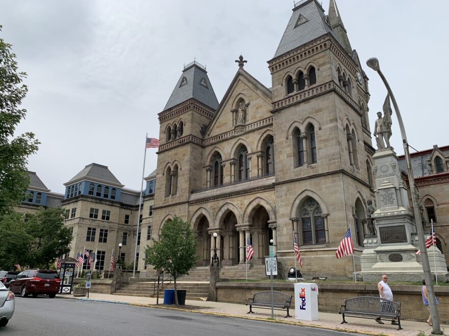 FILE - 2020 picture of the Blair County Courthouse in Hollidaysburg, which houses the Blair County Children, Youth and Families office.