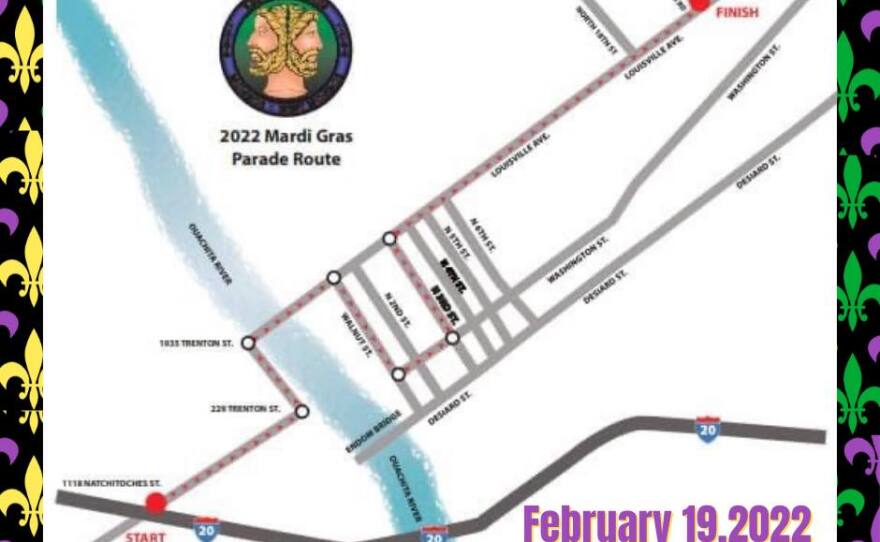 2022 Mardi Gras Parade Routes