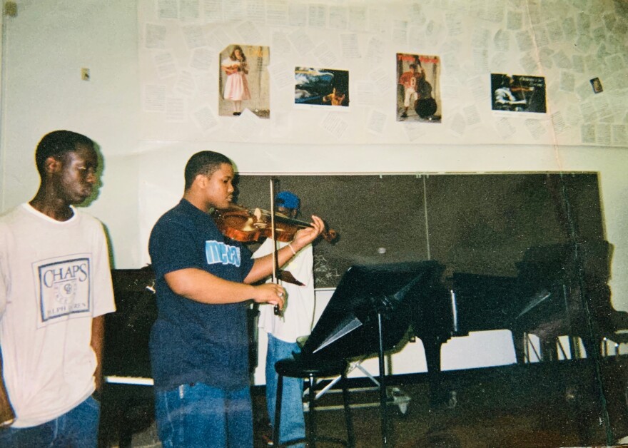 Will Baptiste and Kev Marcus play the violin in high school