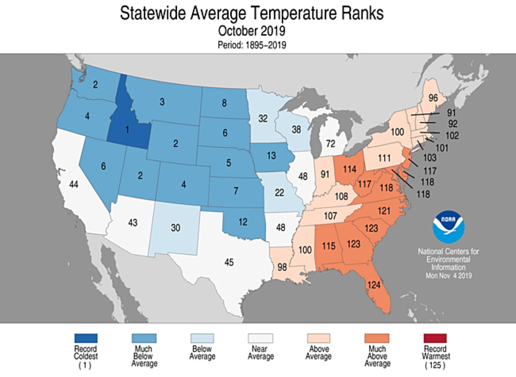 Last Month Was Idaho's Coldest October On Record Boise State Public Radio