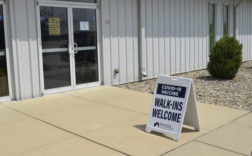 The McLean County Health Department is exploring a new mass COVID vaccination site to handle booster shots if needed.