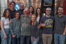 Register Guard staff left-to-right - Miranda Cyr, Alan Torres, Chris Pietsch, Jill Bond, Jarrid Denney, Alec Dietz, Ben Lonergan, Chris Hansen, Haleigh Kochanski and Hannarose McGuinness. Celebrating Chris Pietsch's last day of work as The Register-Guard's multimedia director at the Public House in Springfield, Ore., on Tuesday, September 15, 2026.