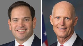 U.S. Sens. Marco Rubio, left, and Rick Scott. WIKIMEDIA COMMONS