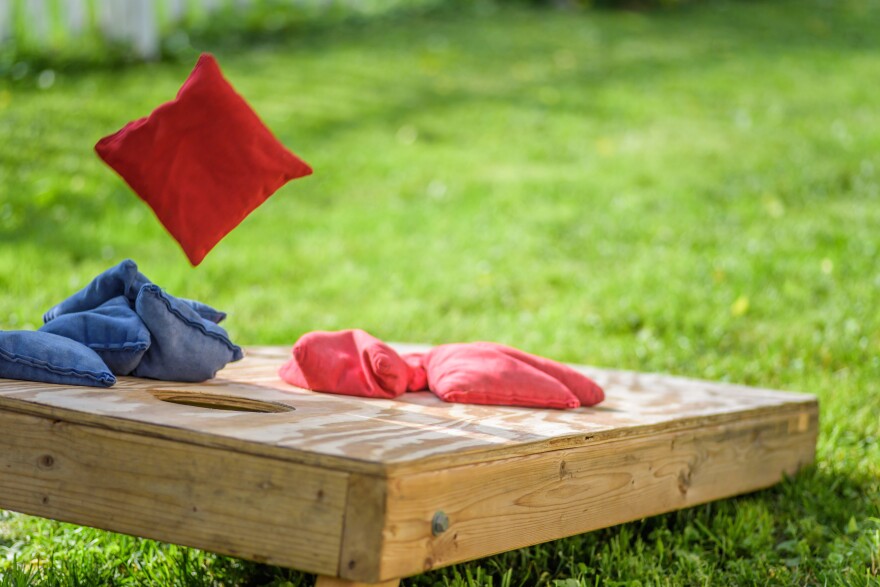 Park City Police invite community members to play cornhole Saturday morning at City Park.