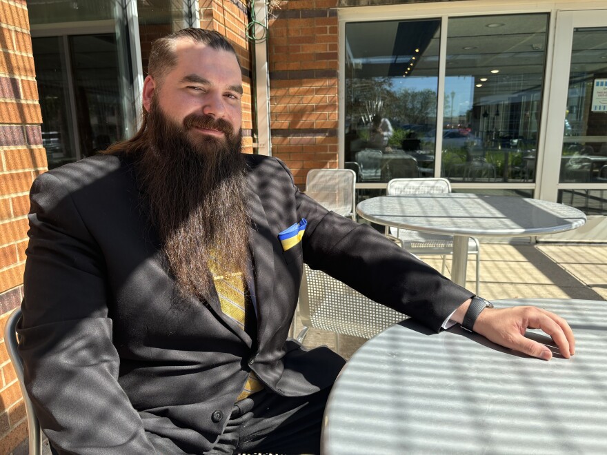 Nicholas Gluba of Lone Tree is the Libertarian running for Iowa's 1st Congressional District.