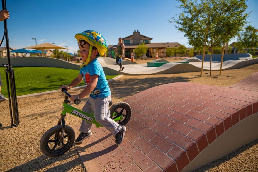 The new park will include a bicycle playground