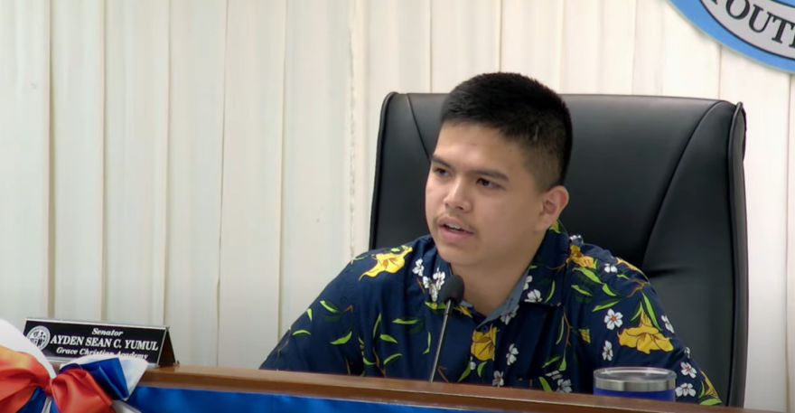 Youth Congress Senator Ayden Sean C. Yumul