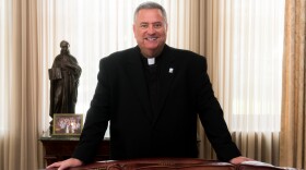 Rev. Joseph G. Marina, president of The University of Scranton, seen in this file photo, recently met Pope Leo XIV as part of the 2026 Association of Jesuit Colleges and Universities Presidents' pilgrimage to Rome.