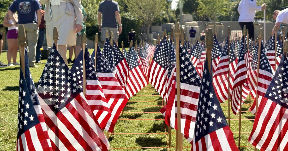 Romare Bearden Park fills with flags as Charlotte remembers 9/11