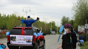 East High graduate, Albert Timo, after recieving his diploma on Thursday, May 21, 2020 in Anchorage.