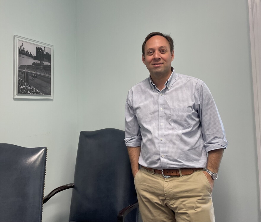 KTA Director Chauncey Morris in his Horse Park Office 05-06-24