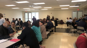 The district picked the three meeting locations to try to reach Indianapolis' different neighbourhoods. Wednesday's meeting took place on the westside.