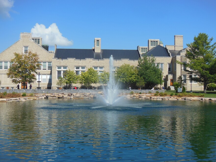 Hawkins Hall on the SUNY Plattsburgh campus hosts the office of the campus president