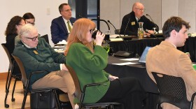 A UO Board of Trustees meeting on March 17, 2026.