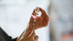 Syringe with the Moderna 
COVID-19 vaccine at the East Boston Neighborhood Health Center in Boston on Dec. 24, 2020.
(Joseph Prezioso/AFP via Getty Images)