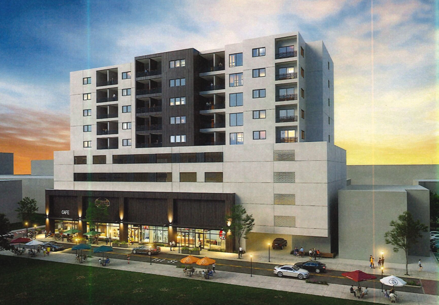 "Heritage Flats" is a 10-story affordable housing tower proposed by local developer Mark Vengroff, who submitted an unsolicited bid to develop the property on a lot owned by the City of Sarasota.