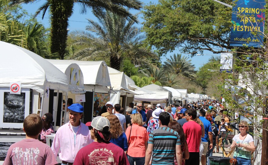 Every year, the Santa Fe College Spring Arts Festival attracts more than 100,000 guests. (Photo by Christy Pina)