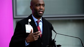 A file photo of Keith Grant, Senior System Director, Infection prevention, Hartford HealthCare, taken on January 22, 2021. Grant is one of many American health experts sounding alarm over the Delta variant of the coronavirus. (Joe Amon/Connecticut Public)