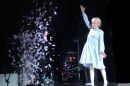 Arts Bonita employs special effects like confetti canons to conjure Elsa's magical powers and transformations in 'Frozen.'