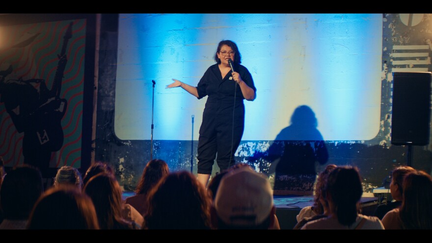 Comedian Vanessa Gonzalez is featured in PBS' "Roots of Comedy with Jesus Trejo."