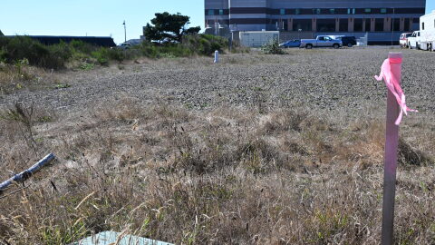 Samaritan Health Services will develop this empty lot just east of its Newport hospital for a standalone pharmacy that it hopes to open in January.