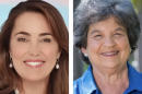 Republican Deborah Adeimy, left, and Democrat Lois Frankel are running for Congress in Donald Trump’s district.