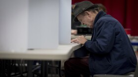 Darnell Bicknell, 85, of Richmond, Ky., roughly two hours south of the region, has voted in every election since 1956. Here he marks his ballot on Election Day on Saturday, Nov. 6, 2018. 